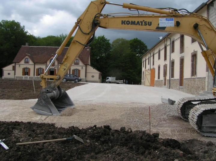 Construction cour Pithiviers