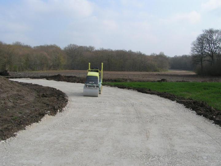 Terrassement chemin d'accès Pithiviers
