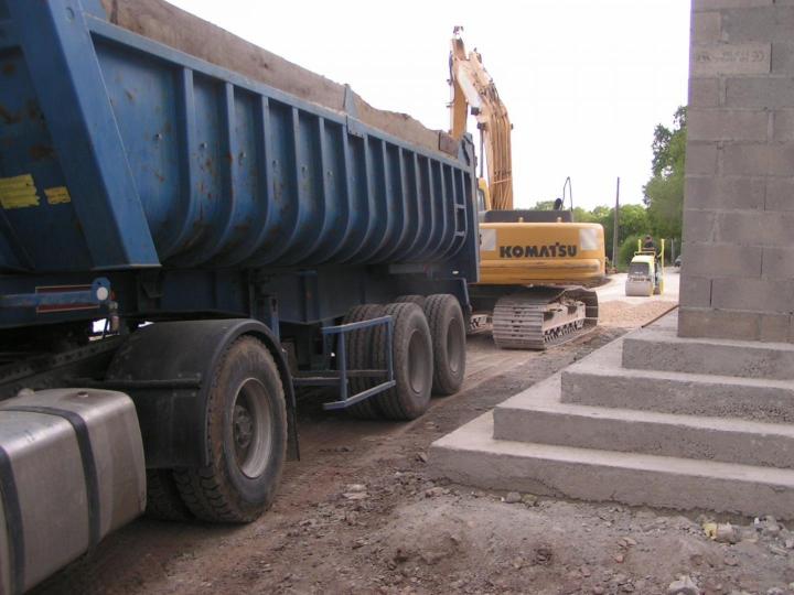 Excavation cour Pithiviers