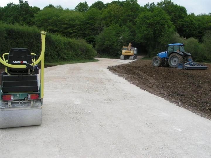 Terrassement chemin d'accès Pithiviers