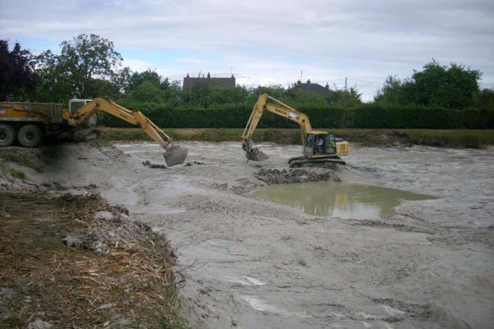 Création étang Pithiviers