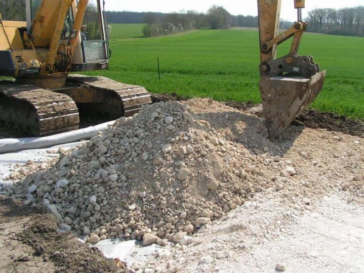Excavation chemin d'accès Pithiviers