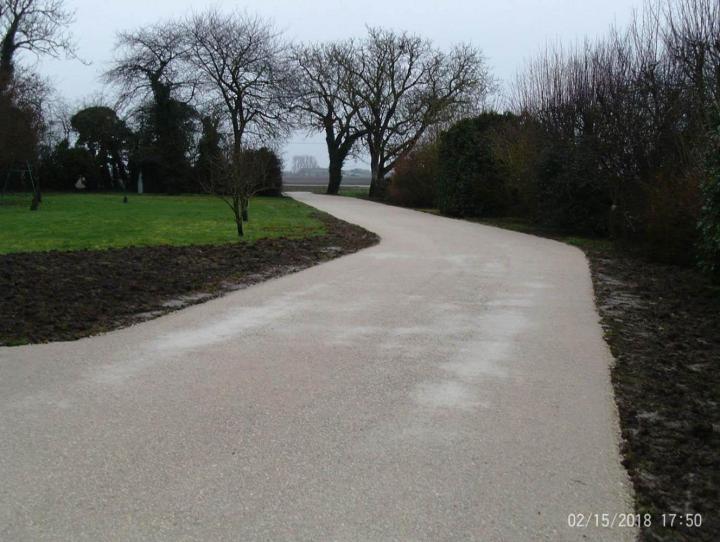 Construction chemin d'accès Pithiviers